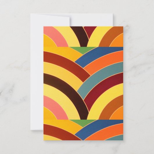 moderne, geschwungene Chevronen (Vorderseite)