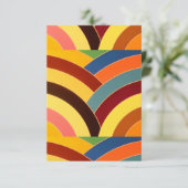 moderne, geschwungene Chevronen (Stehend Vorderseite)