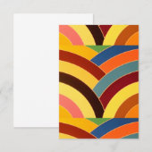 moderne, geschwungene Chevronen (Vorne/Hinten)