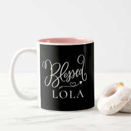 Moderne, gesegnete Lola-Kaffee-Tasse Zweifarbige Tasse