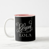 Moderne, gesegnete Lola-Kaffee-Tasse Zweifarbige Tasse (Links)