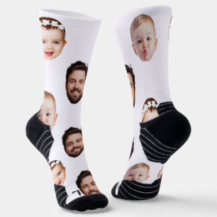 Moderne Gesichts-Foto-Geschenke für Mama Papa Socken