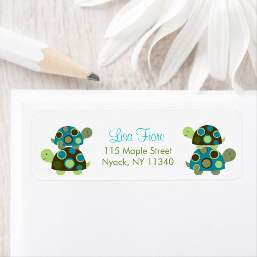 Moderne gestapelte Schildkrötenadressen (Insitu)