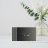 Moderne gestreifte Visitenkarte (Stehend Vorderseite)