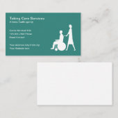 Moderne Gesundheitsbehörde für Zuhause Visitenkarte (Vorne/Hinten)