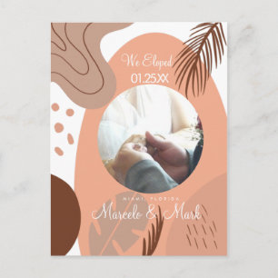 Moderne geteerte Fotolollage Nuetral Postkarte