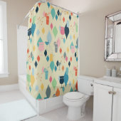 Moderne Getränke aus dem Mittelalter Duschvorhang (Beispiel)