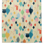 Moderne Getränke aus dem Mittelalter Duschvorhang (Vorderseite)