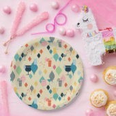 Moderne Getränke aus dem Mittelalter Pappteller (Party)