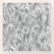 Moderne Getränke-Coaster für Grau und Weiß