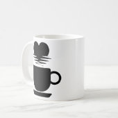 Moderne Getränke-Typografie Kaffeetasse (Vorderseite Links)
