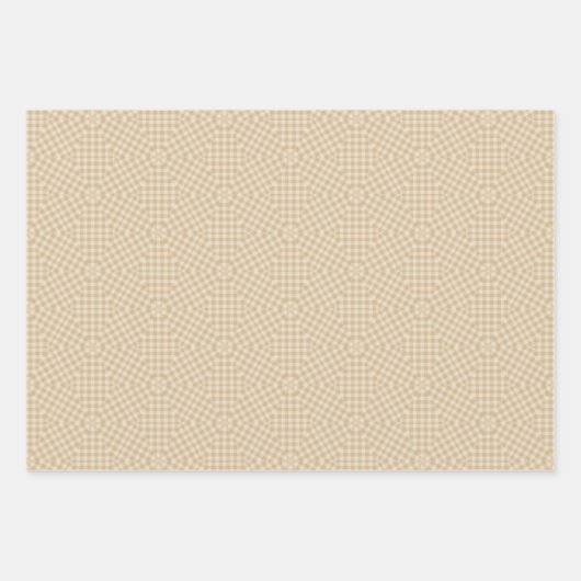 Moderne Gingham Patter Wrapping Paper Sheets Geschenkpapier Set (Vorderseite)