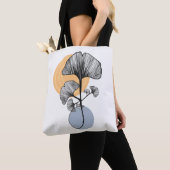 Moderne Ginkgoblatt-Botaniktasche Tasche (Von Nahem)