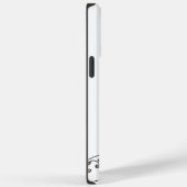 Moderne Giraffe Linie Kunstname Weiß Case-Mate iPhone Hülle (Rückseite / Rechts)