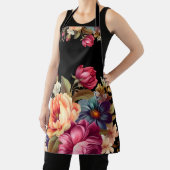 Moderne Girl-Floral über Print-Schürze Schürze (InSitu)