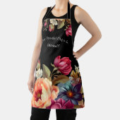 Moderne Girl-Floral über Print-Schürze Schürze (InSitu)