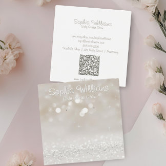 Moderne Girl-Glam-Glitzer-Erkerkarte