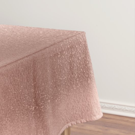 Moderne Girl-Rose Gold Blush Pink Geometric Tischdecke (Beispiel)