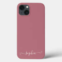 Moderne Girl Rose Gold Pink Chic Personalisiert