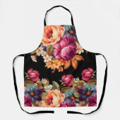 Moderne Girl Watercolor Schürze (Vorderseite)