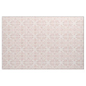 Moderne Girly Blush Rose Gold Black Polka Dots Stoff (Yard (91,4 cm))