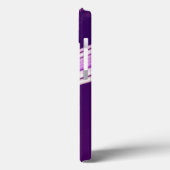 Moderne Girly Lila stilvoll Case-Mate iPhone Hülle (Rückseite / Links)