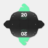 Moderne Girly Mint Green 20 und Trendy Geschenkschachtel (Ungefaltet)