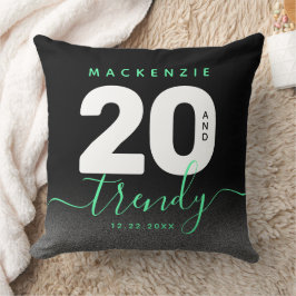 Moderne Girly Mint Green 20 und Trendy Kissen