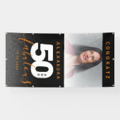 Moderne Girly Orange 50 und fabulous Banner (Horizontal)