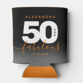 Moderne Girly Orange 50 und fabulous Dosenkühler (Rückseite)