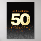 Moderne Girly Orange 50 und fabulous Foliendrucke (Vorderseite)