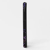 Moderne Girly Pink Black Confetti School Graduate Case-Mate iPhone Hülle (Hinten/Links)