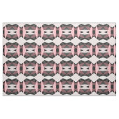Moderne Girly Pink Black Geometric Art Stoff (Yard (91,4 cm))