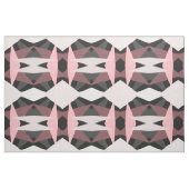 Moderne Girly Pink Black Geometric Art Stoff (Fat Quarter (45,7 x 55,9 cm))