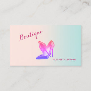 Moderne Girly Professionals ,High Heels Visitenkarte