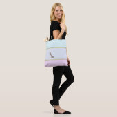 Moderne Girly Striping, Ombre, High Heel Tasche (Am Model)