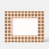 Moderne Gitter aus Holz Geätzte Rahmen (Vorderseite)