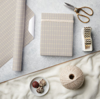 Moderne Gitter Geschenkpapier