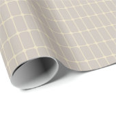 Moderne Gitter Geschenkpapier (Rolleneckpunkt)