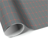Moderne Gitteransicht Geschenkpapier (Rolleneckpunkt)