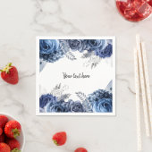 Moderne Glam Chic Blume für jeden Anlaß Serviette (Beispiel)