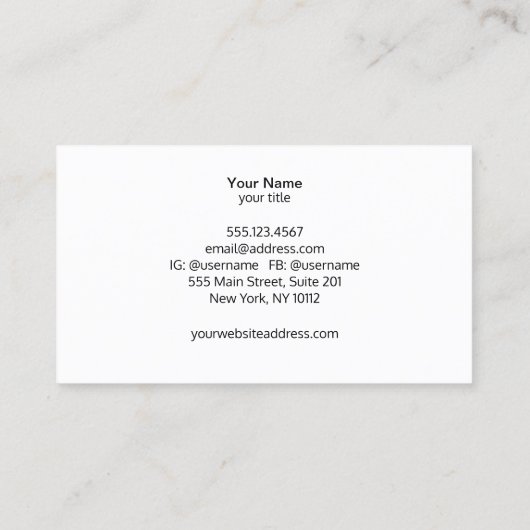 Moderne Glam Imitate Silver Sequin Visitenkarte (Rückseite)