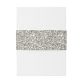 Moderne Glam Wedding Einladung Bly Band (Rückseitenbeispiel)