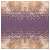Moderne Glamour Gold Lila Polka Dot Gradient Stoff (Muster)