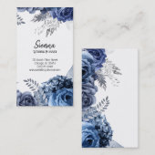 Moderne glamouröse Blume Visitenkarte (Vorne/Hinten)