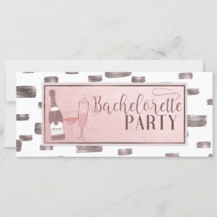 Moderne glamouröse Junggesellinnenabschiedsparty m Einladung