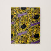 Moderne, glänzende Trippy-Tunnel Gelbe Biene Puzzle (Vertikal)