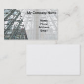 Moderne Glas-und Stahl-architektonische Gestaltung Visitenkarte (Vorne/Hinten)