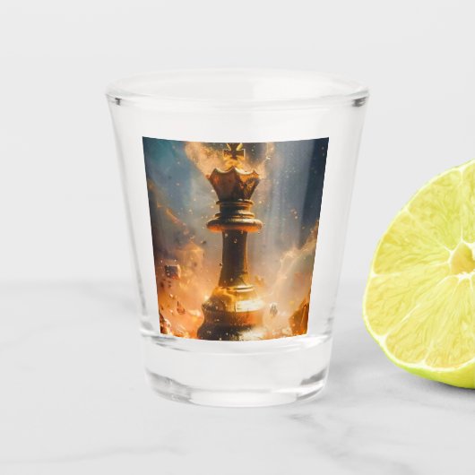 "Moderne Glasdesigns" Schnapsglas (Vorderseite)