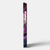 Moderne Glasfaser-Flow-Handyhülle - Lebendiges Bla Case-Mate iPhone Hülle (Rückseite / Links)